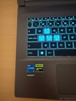 Prodám herní notebook MSI Thin 15 B12UCX. - 5