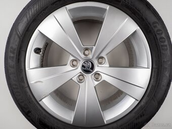 Škoda Superb - Originání 17" alu kola - Letní pneu - 5
