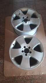 Nabídka W140, kompletní kola a 3 kusy disků na renovaci. - 5