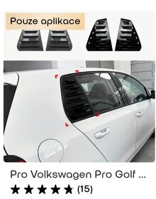 Zadní stínítka oken Golf 6 a 7 - 5