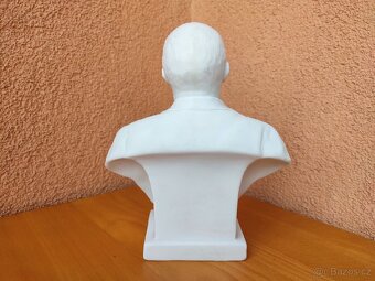 PORCELÁNOVÁ BUSTA V.I.LENINA značky LFZ, LOMONOSOV. - 5