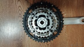 Kliky Shimano XT, přesmykač, řazení - 5