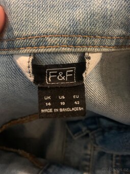 Dámská džínová bunda F&F vel. 42 - 5