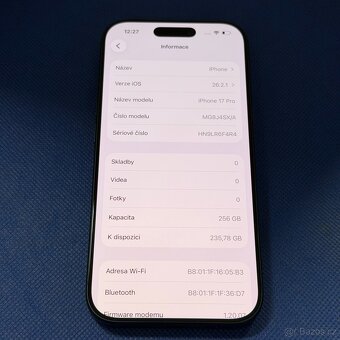 iPhone 17 Pro 256GB Deep Blue, 1 rok záruka - 5