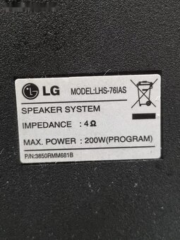 Reproduktory Lg LHS-76 - 5