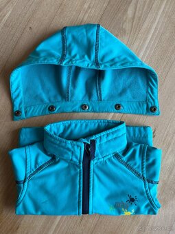 Softshell bunda s odnímatelnou kapucí, vel. 80 - 86 - 5