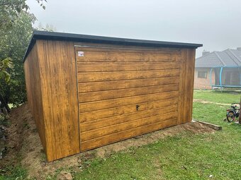 Plechová garáž 4x6m - 5