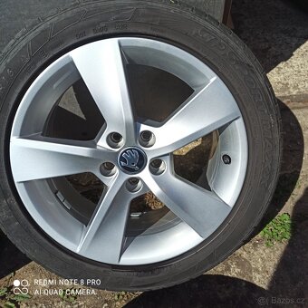 Orig.alu disky ŠKODA FABIA,RAPID 16" - 5