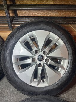 ALU Kola ŠKODA 5x112 R16 ALASIA Zimní Pneu 205/60/16 - 5