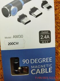 USB kabel magnetický lomený. - 5