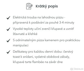 Elektrická trouba na pizzu - výrobník pizzy KOCHWERK - 5