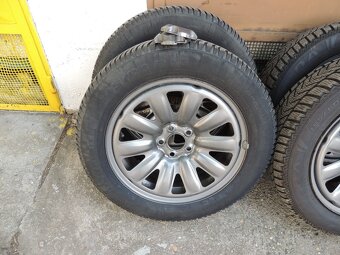 4ks plechových disků Škoda Scala+zimní pneu 195/60/16 - 5