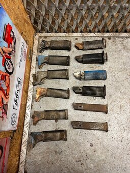 Zadní stupačky Jawa pionýr/mustang - 5