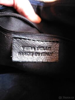 Nová kožená kabelka VeraPelle - 5