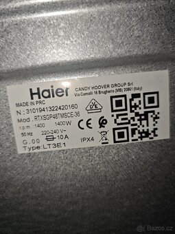 Pračka vrchem plněná HAIER - 5