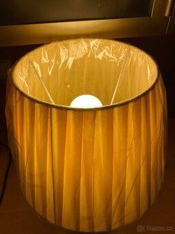 Stolní lampa Orientální krémová keramika. - 5
