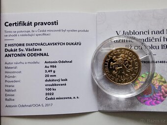 Svatováclavský dukát 1923/2022 - soutěžní návrh A.Odehnala - 5