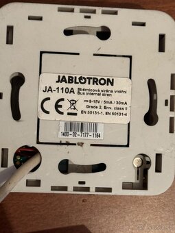 Jablotron JA-103K, JA-154E, JA-110A + další - 5