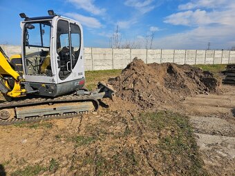 pronajmu otočný bagr Wacker Neuson EZ53 zánovní  stav - 5