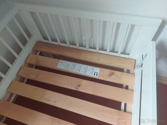 Dětská postel IKEA Gulliver 160x70 + matrace atd. - 5