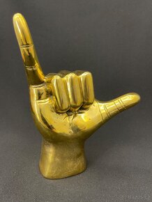 Socha bronz/mosaz Shaka Surf - 5