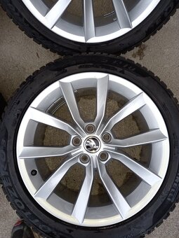 Zimni Originál alu kola skoda superb - 5