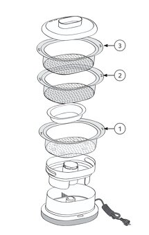 Parní hrnec TEFAL Minicompact SERIE S12-A - 5
