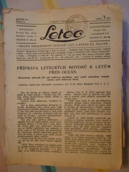 Časopis LETEC 1928 - 5