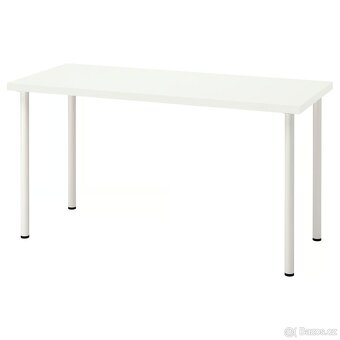 Pracovní stůl bilý 150x75cm - 5