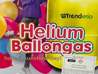 2x TRENDARIO Heliumtank pro balónky - 5