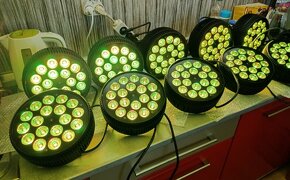 Nové ALU LED Par 18x12 Wat - 5