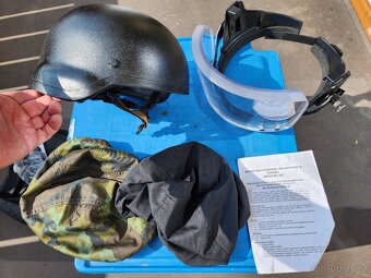 balistická neprůstřelná přilba policie samopal taktická - 5