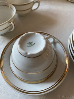 Porcelánový čajový servis pro 6. - 5