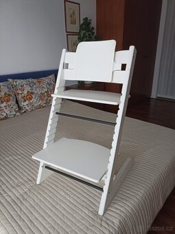Stokke Tripp Trapp židle - Buk, Bílá, Zelená - 5