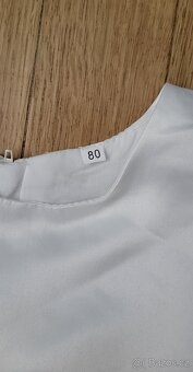 Šaty na svatbu pro holčičky vel. 80 a 110 - 5