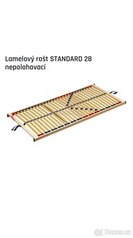 Bílá patrová postel Junior 3, 100x200 cm + matrace a rošty - 5