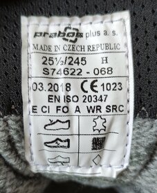 Prabos polobotky Klima 15, vel. 25 a 1/2, H 245 - 5