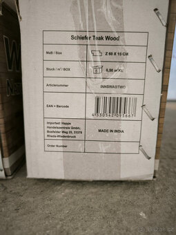 Stěnový obklad přírodní kámen pískovec Teak Wood 15 x 60 cm - 5