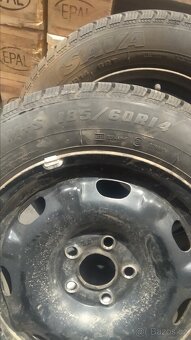 185/60 R14 pneu, plechové disky 6Jx14 ET43 - 5