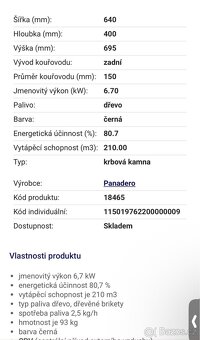 Prodej Krbovych kamen Panadero - 5