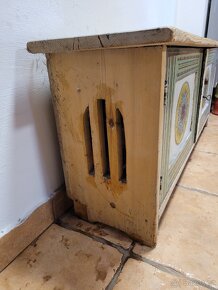 Nádherná starožitná malovaná komoda - 5