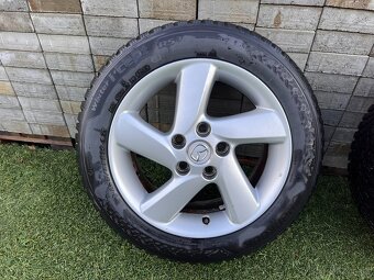 Alu kola + zánovní zimní pneu Hankook 205/55 R16 - 5