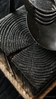 Svícen z přírodního dřeva - 5