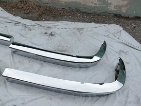 Škoda 100 110 nachromovane narazniky s vyrezom - 5