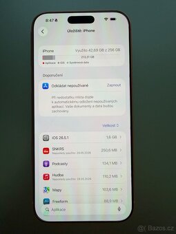 iPhone 17 Pro Max 256 GB, 100% Baterie - 5