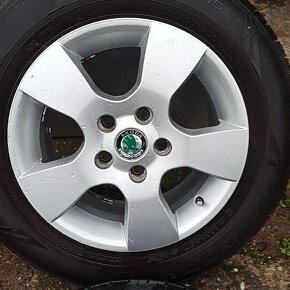 Orig.alu disky ŠKODA OCTAVIA 2 15" - 5