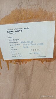 Předsíňová stěna retro se zrcadlem a háčky ,70.léta - 5