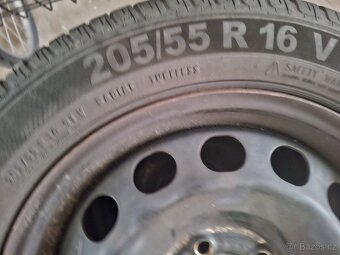 Pneu letní 205/55/16 Na plechách 5x112 - 5