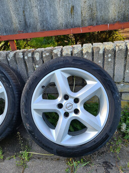 Prodám kola hliník 17 5x110 225/45 opel Saab fiat alfa - 5