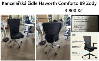 prodám kancelářskou židli HAWORTH - 5